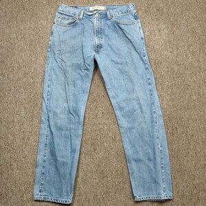 Vintage LEVI'S 505 Regular Fit Jeans Men 36x32 Blue 100% Cotton Denim Y2K